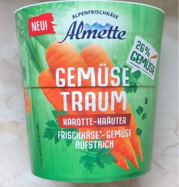 Gemüse Traum Karotte Kräuter Frischkäse