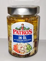 Würfel in Öl mit Kräutern