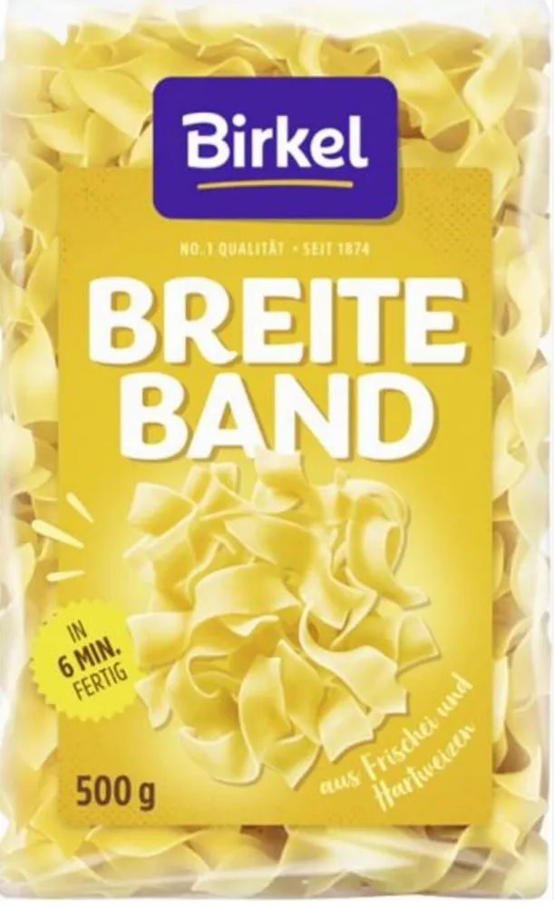 Nudeln Breite Band
