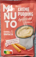 Tassen creme Pudding Apfelstrudel Geschmack