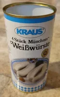 4 Stück Münchner Weißwürste