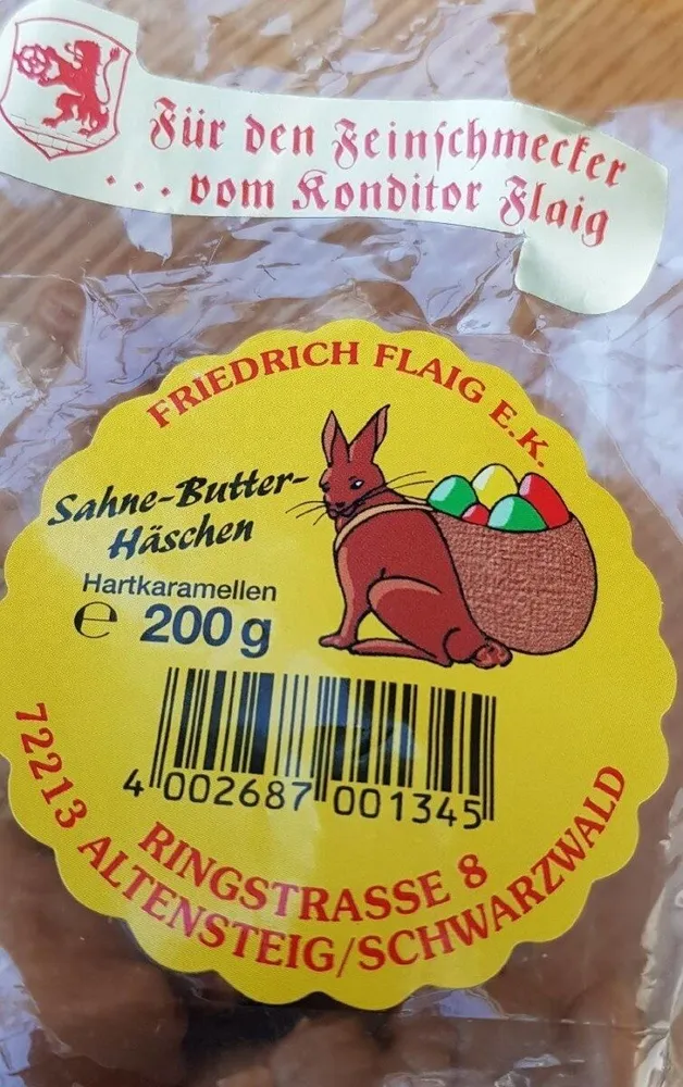 Sahne-Butter-Häschen