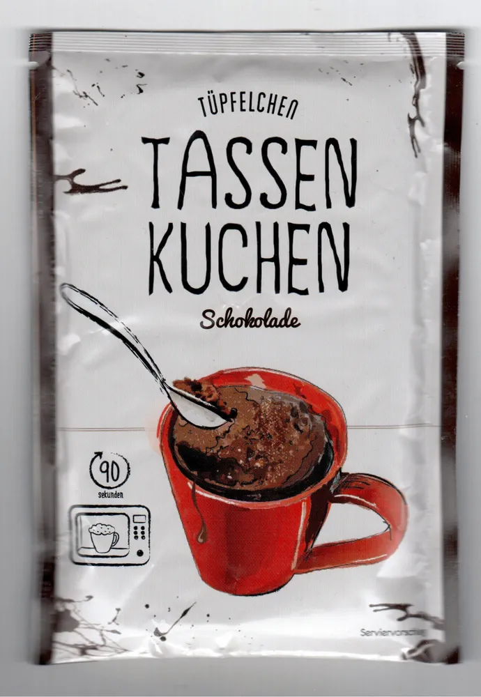 Tassen Kuchen Schokolade