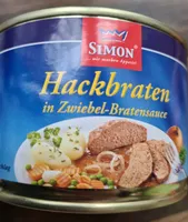 Hackbraten in Sauce