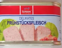 Delikate Frühstücksfleisch