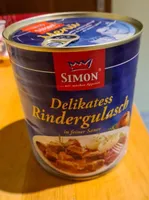 Delikatess Rindergulasch in feiner Sauce