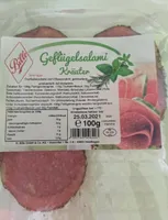 Geflügelsalami ( Kräuter )