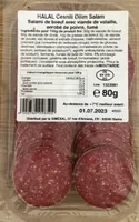 Salami de bœuf avec volaille