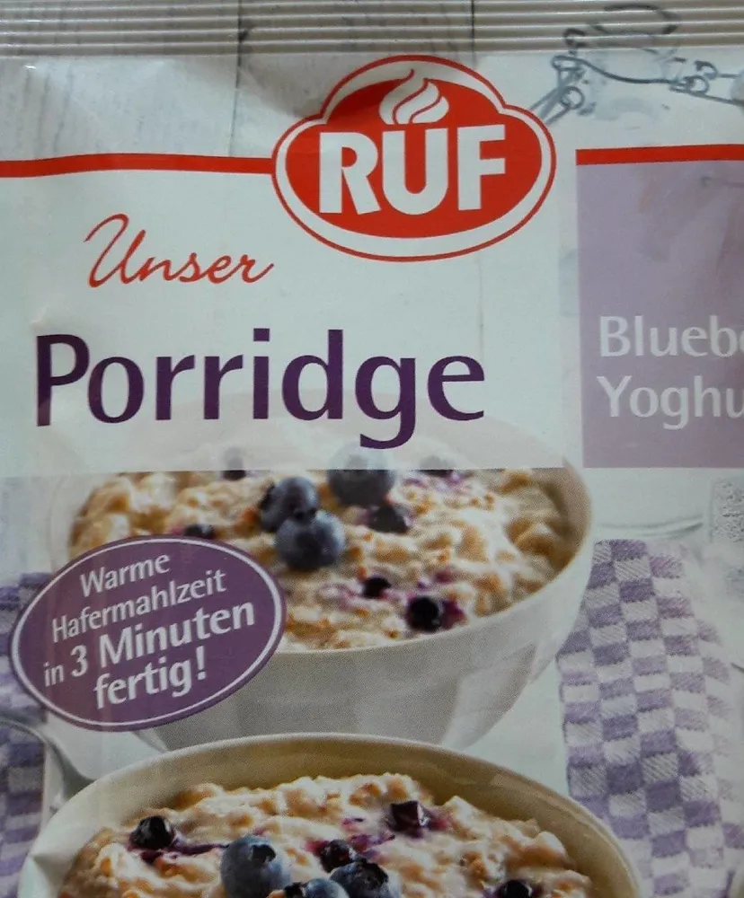 Ruf Porridge Blueberry Yoghurt