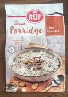 Unser Porridge Chia Mandel