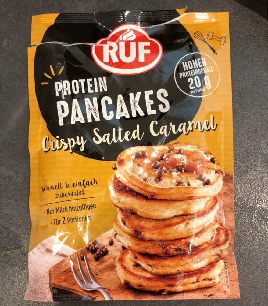Protein Pancakes Crispy Salted Caramel