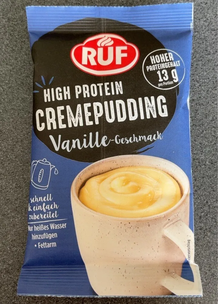 High Protein Cremepudding Vanille-Geschmack