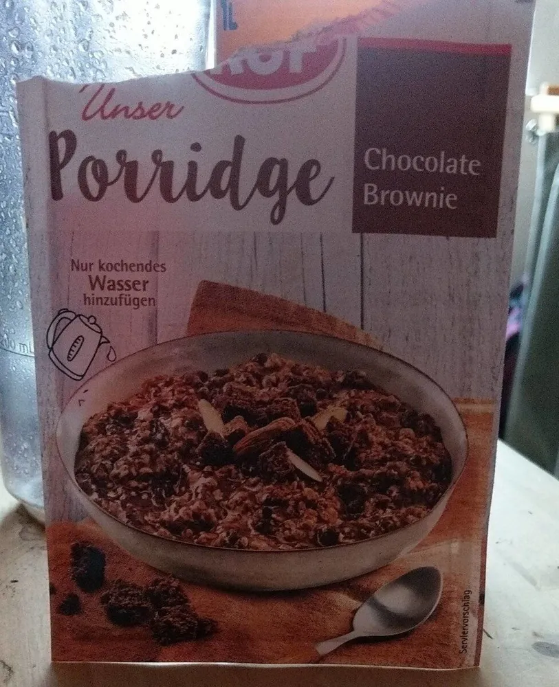 Porridge Chocolate Brownie
