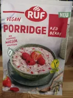 Porridge Vegan Red Berry