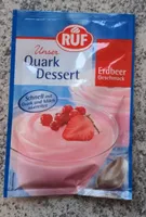 Quark Dessert Erdbeer