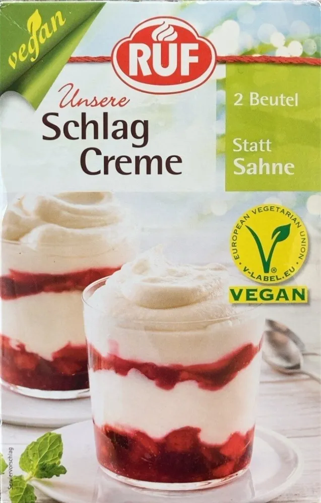 Vegane Schlagcreme