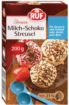 Milch-schoko streusel