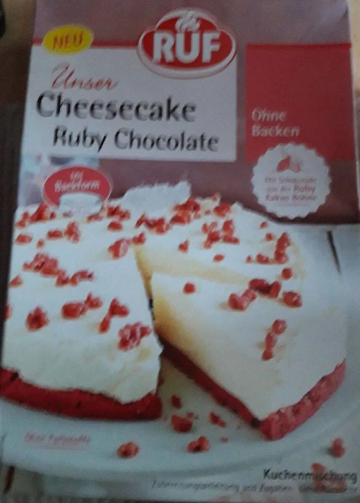 Backmischung Cheesecake Ruby Chocolate