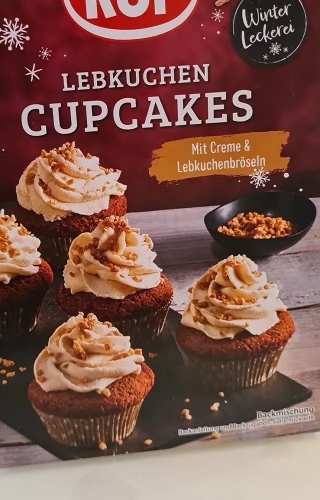 Lebkuchen cupcakes