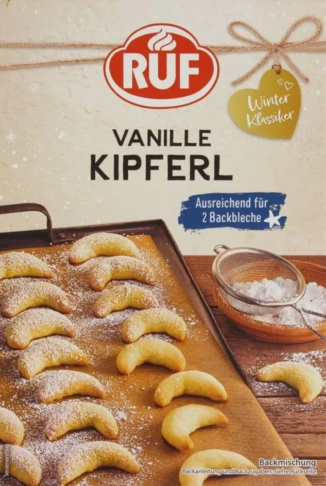 Vanille-Kipferl Backmischung