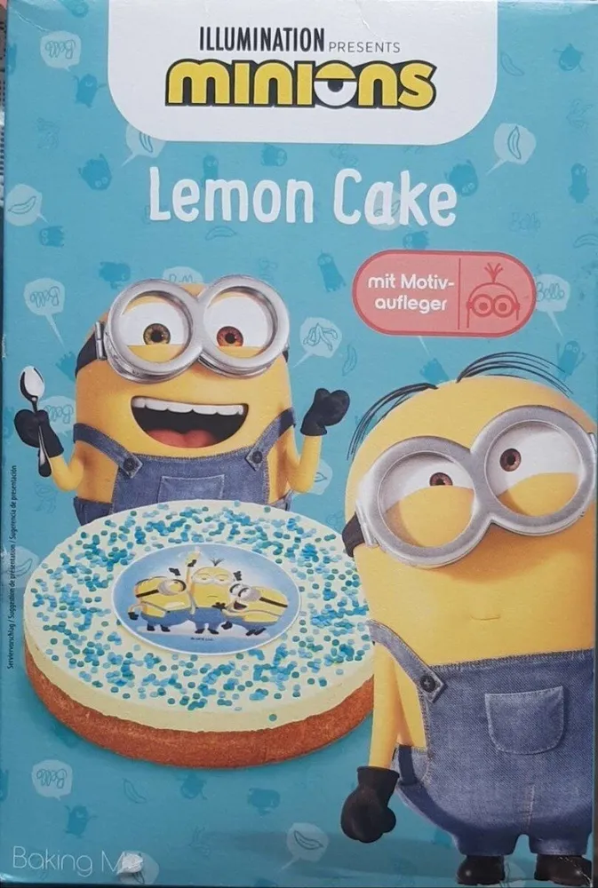 Minion lemon cake