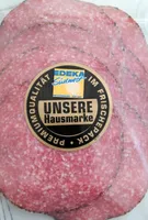 Pfeffersalami im Pfeffermaltel geräuchert