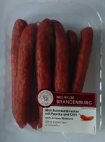 Mini-Schinkenknacker mit Paprika und Chili