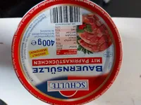 Bauernsülze mit Paprikastückchen