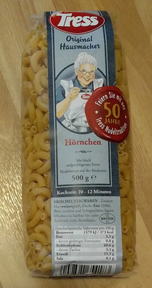 Nudeln - Hörnchen