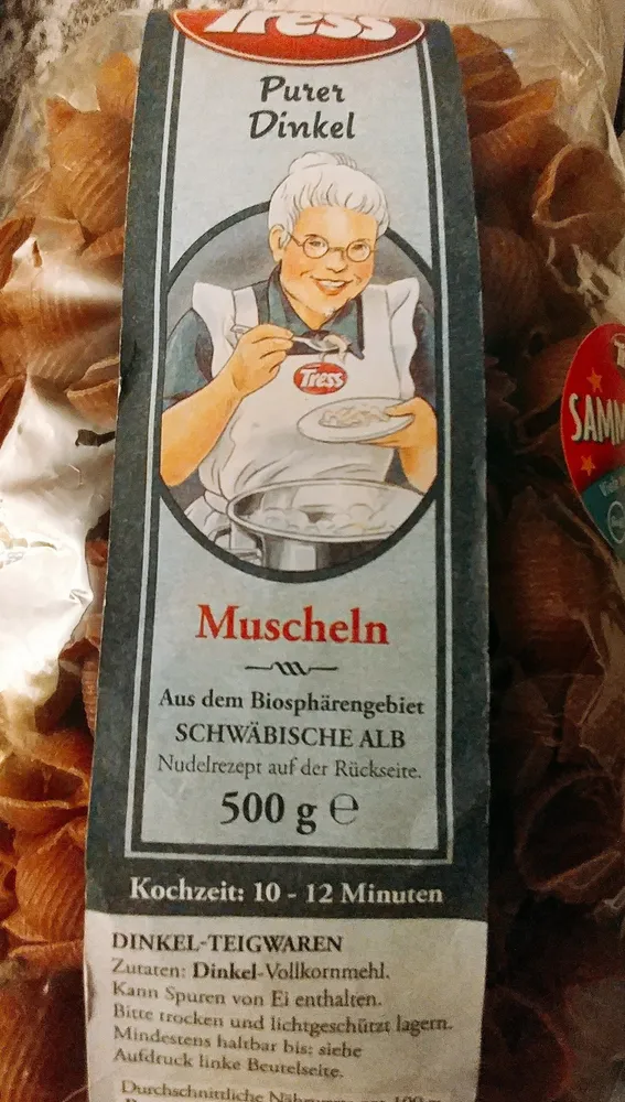 Dinkel Muscheln