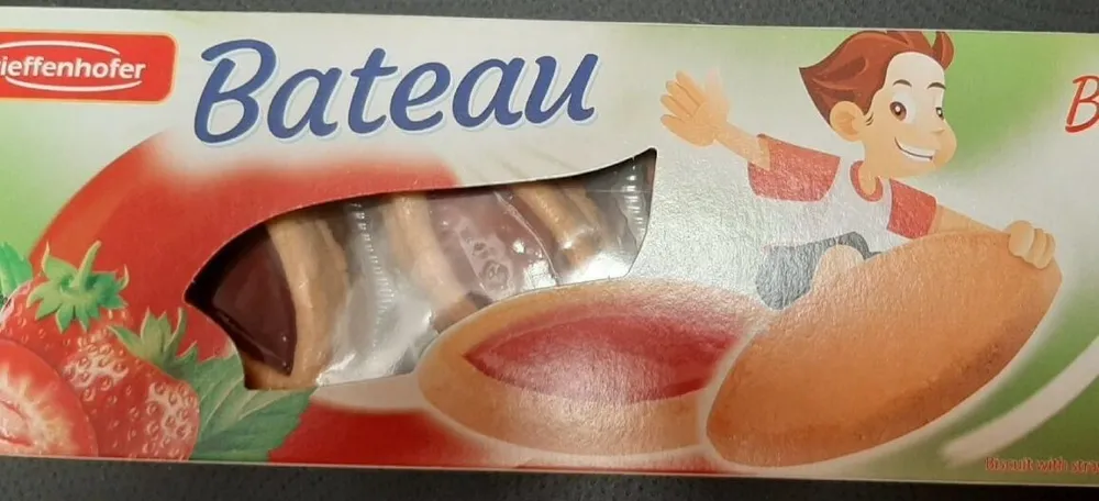 Bateau biscuits Fraise