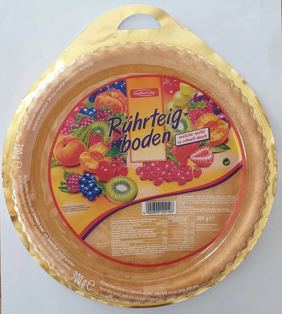 Rührteigboden