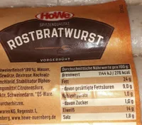 Rostbratwurst