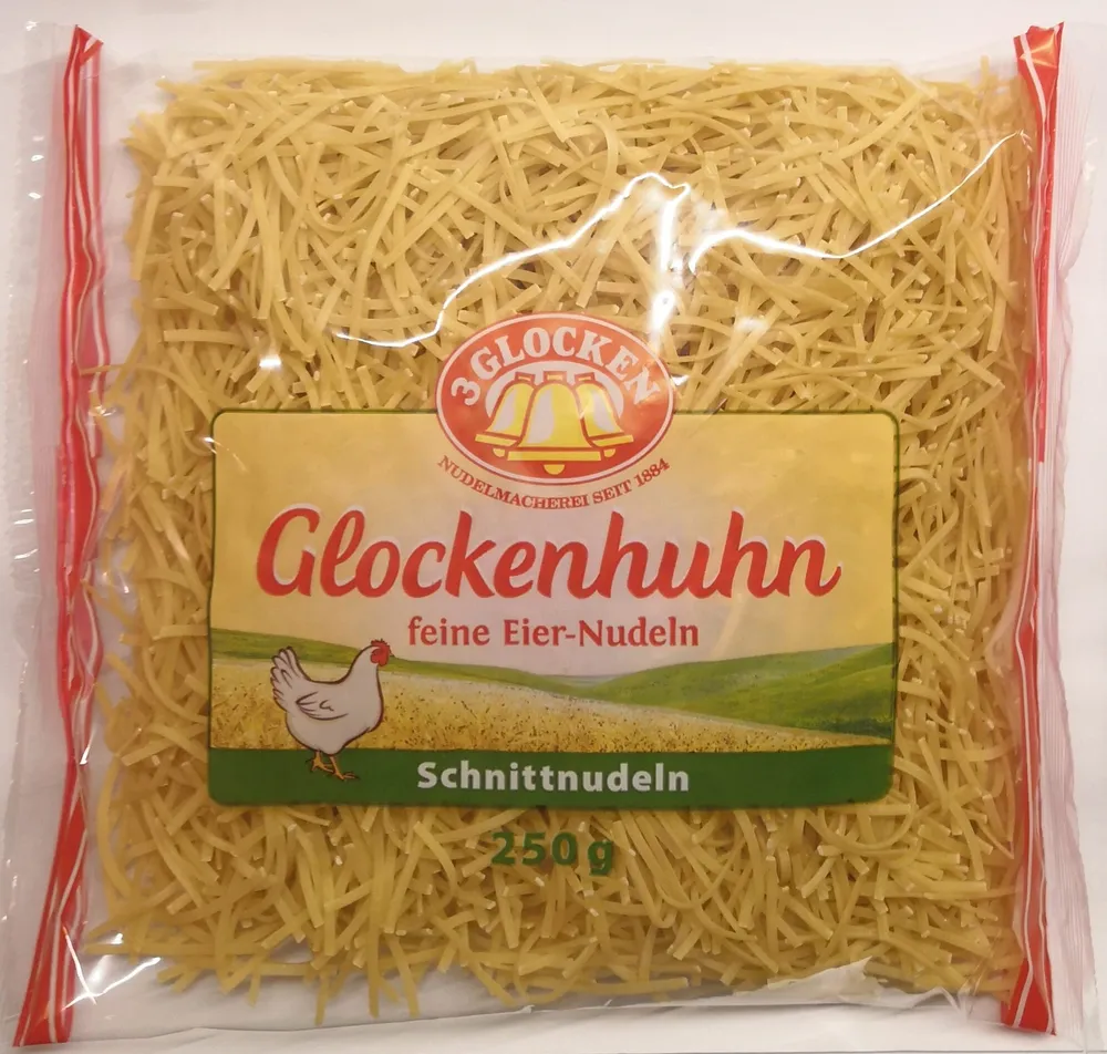 Glockenhuhn Eier-Nudeln