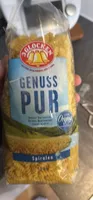 Nudeln Weizen Spiralen
