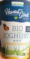 Joghurt auf mango-vanille