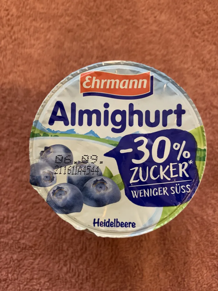 Almighurt weniger süß - Heidelbeere