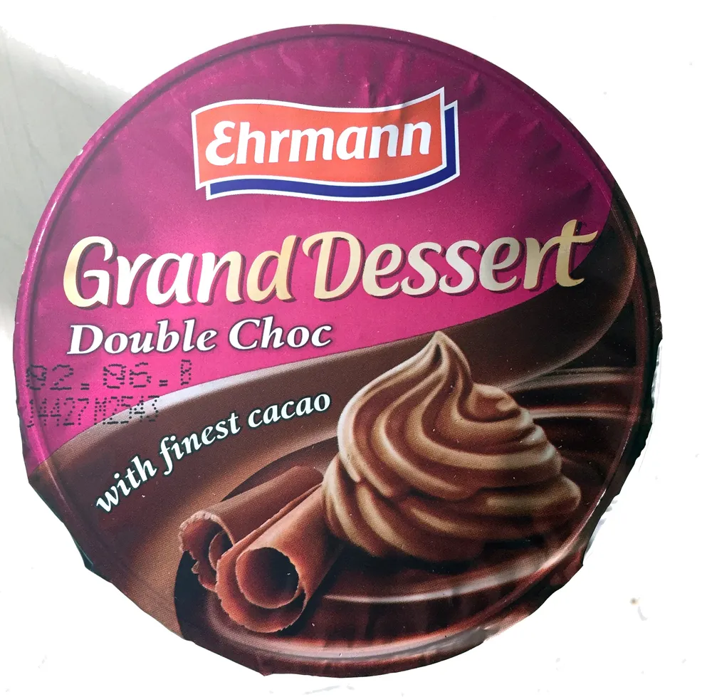 Grand dessert double choc