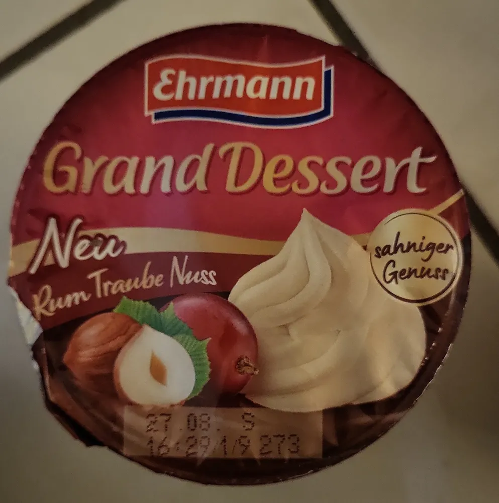 Grand Dessert Rum Traube Nuss