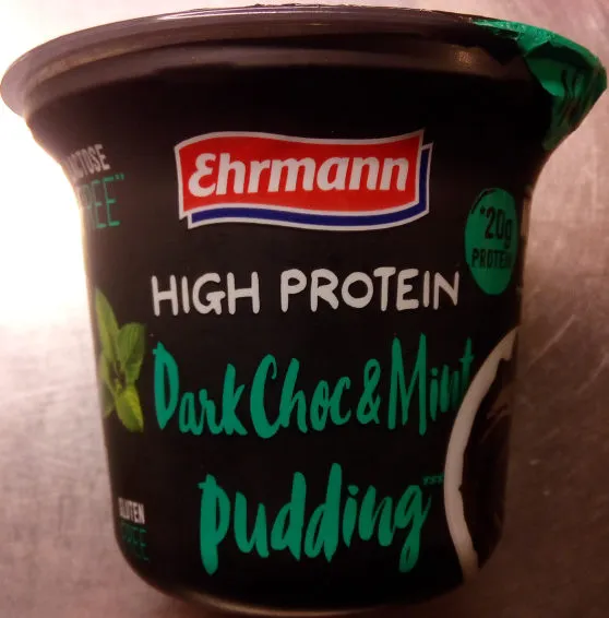 High-Protein-Pudding - Dark Choc & Mint