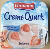 Cremig gerührter Joghurt-Quark Erdbeere