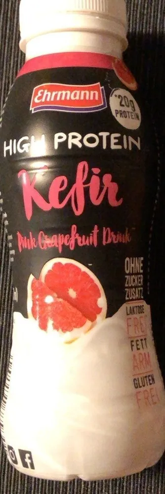 High Protein Kefir Pink Capefruit Drink