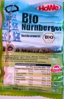 Bio Nürnberger Rostbratwurst