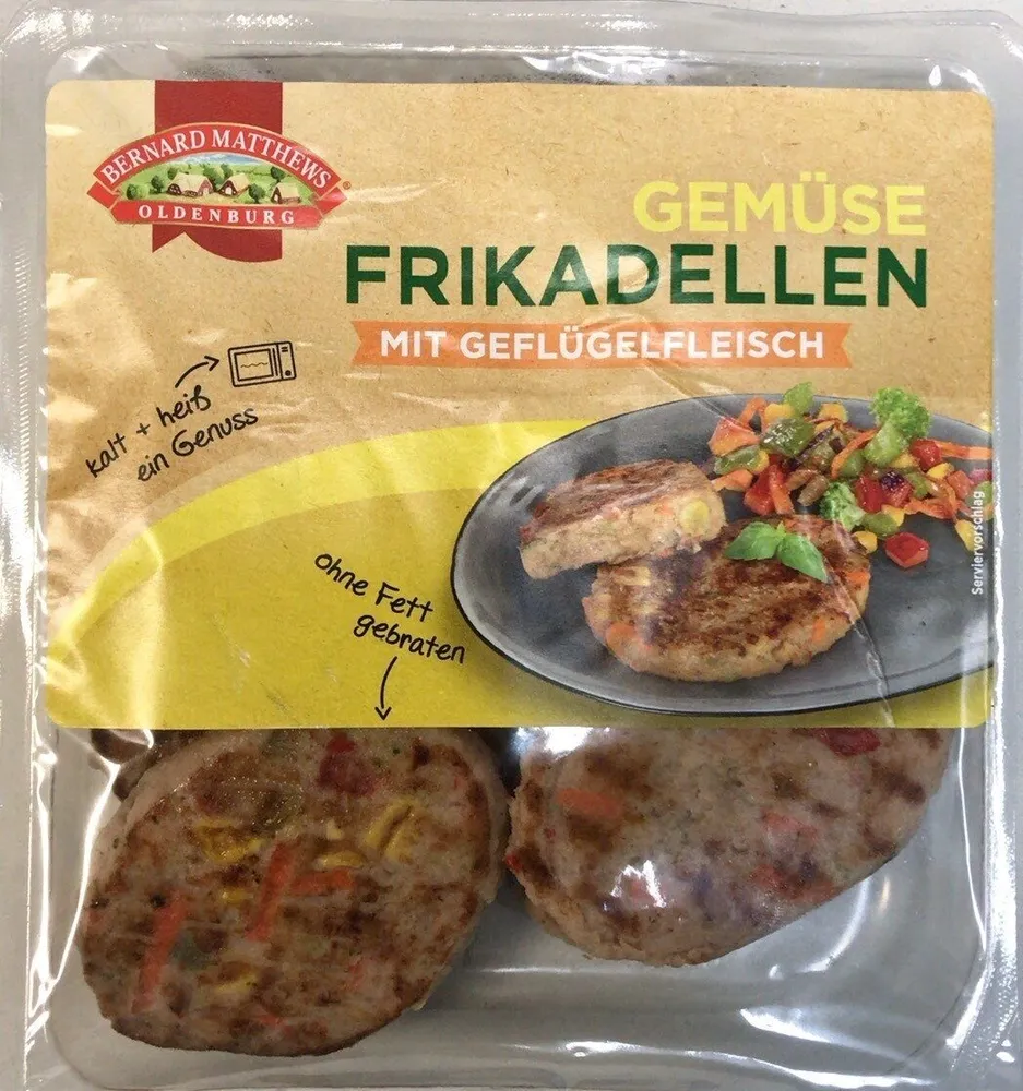 Gemüse Frikadellen mit Geflügelfleisch