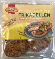 Gemüse Frikadellen mit Geflügelfleisch