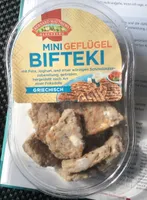 Mini geflügel bifteki