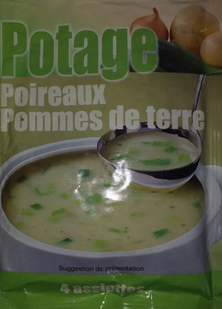 Potage poireaux pommes de terre