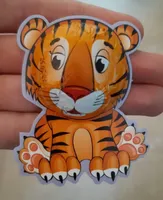 Tigre de chocolate