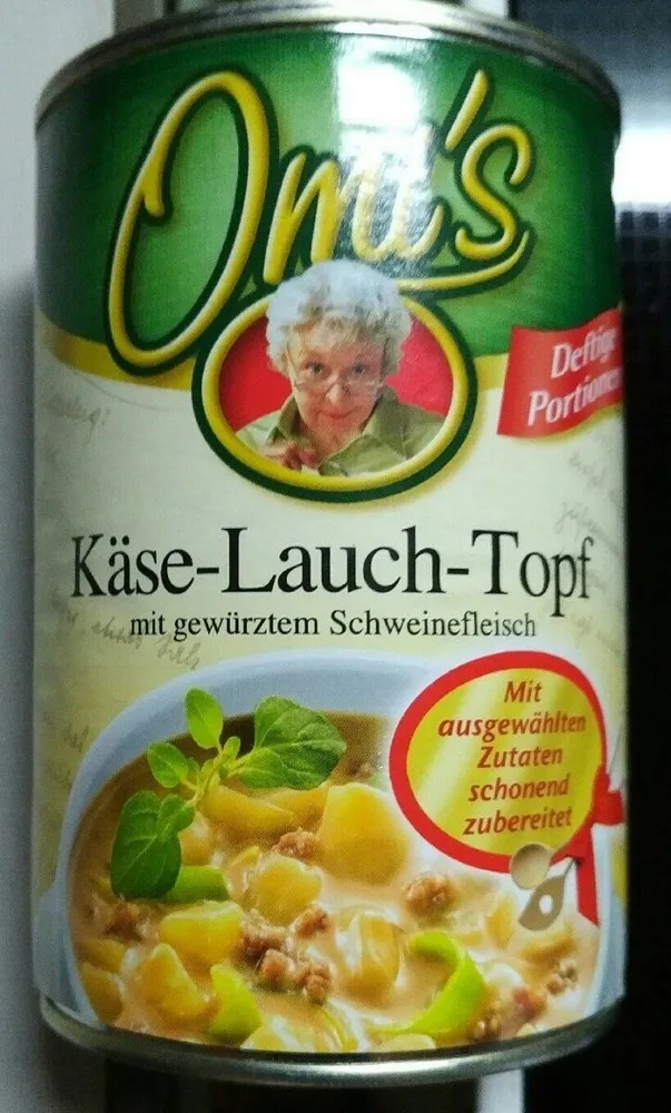 Omis Käse Lauch Topf