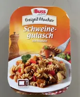Schweine-gulasch mit Nudeln